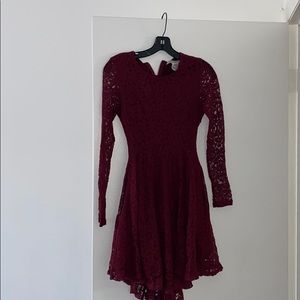 Maroon dress